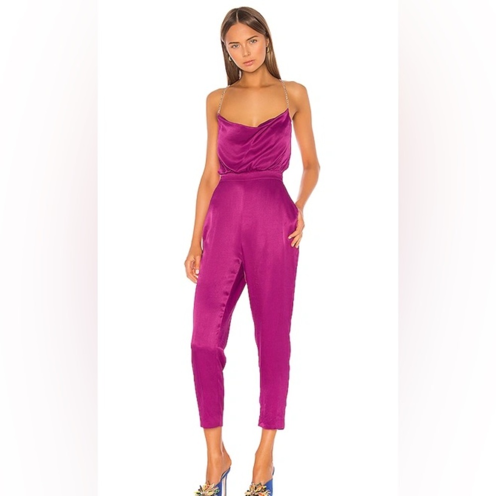 Rachel Zoe Size 6 Chain Strap Jumpsuit! 🩷